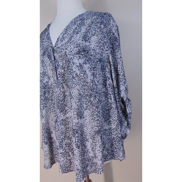 Torrid Harper Popover Tunic Top Womens Plus Size 4X Roll Tab Sleeve Pockets - Picture 4 of 9